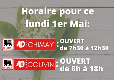 🕗🚨 Horaire Lundi 1er Mai ! 🚨🕕